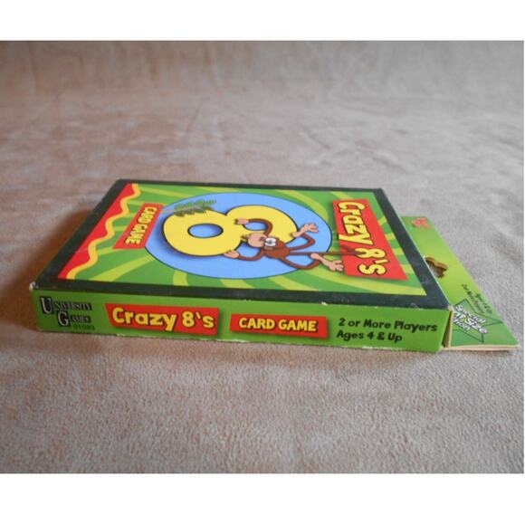Crazy 8's Giant Size Card Game University Games 01593 Sealed New 2012 Jumbo - Picture 6 of 6